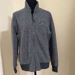 Patagonia  Charcoal Zip-Up Fleece Jacket